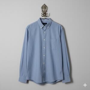 UNTUCKit Rioja Button Down Men's Shirt Long Sleeve Oxford Blue XXX-Large